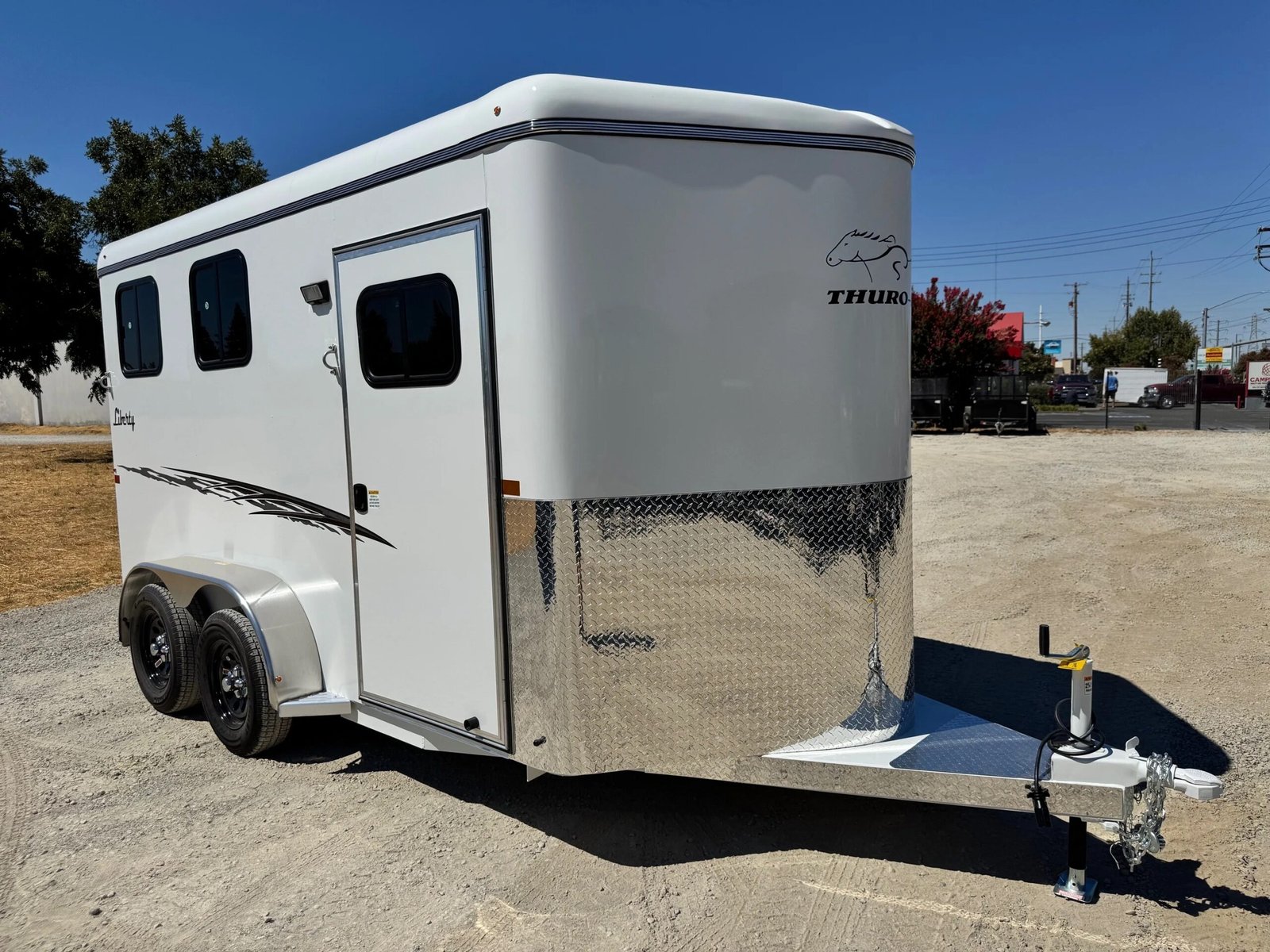 Thuro-Bilt Liberty 2 Horse Bumper Pull Trailer – 7’6” Tall, Safe & Comfortable Transport - Image 6