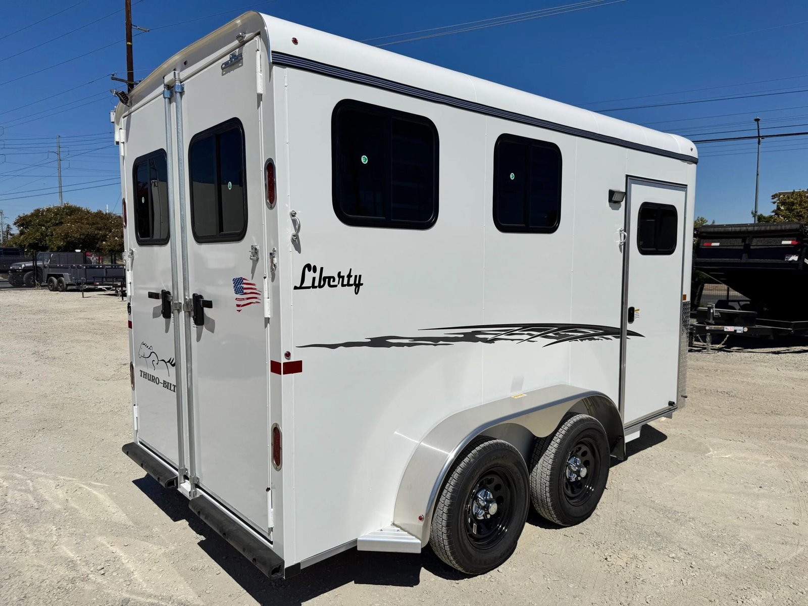Thuro-Bilt Liberty 2 Horse Bumper Pull Trailer – 7’6” Tall, Safe & Comfortable Transport - Image 13