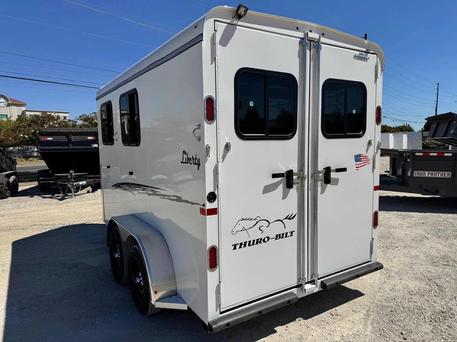 Thuro-Bilt Liberty 2 Horse Bumper Pull Trailer – 7’6” Tall, Safe & Comfortable Transport - Image 14
