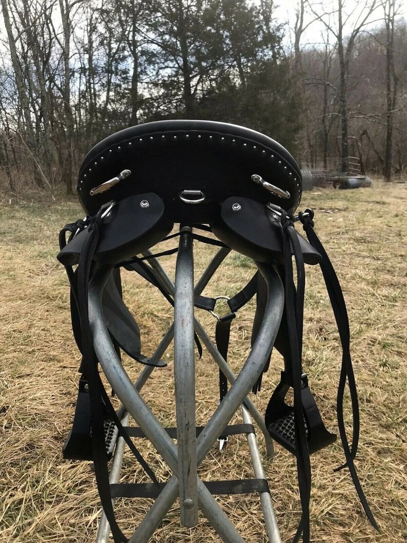 Endurance black horse leather saddle 16" in pleasure trail all sizes available / free ship - Image 3